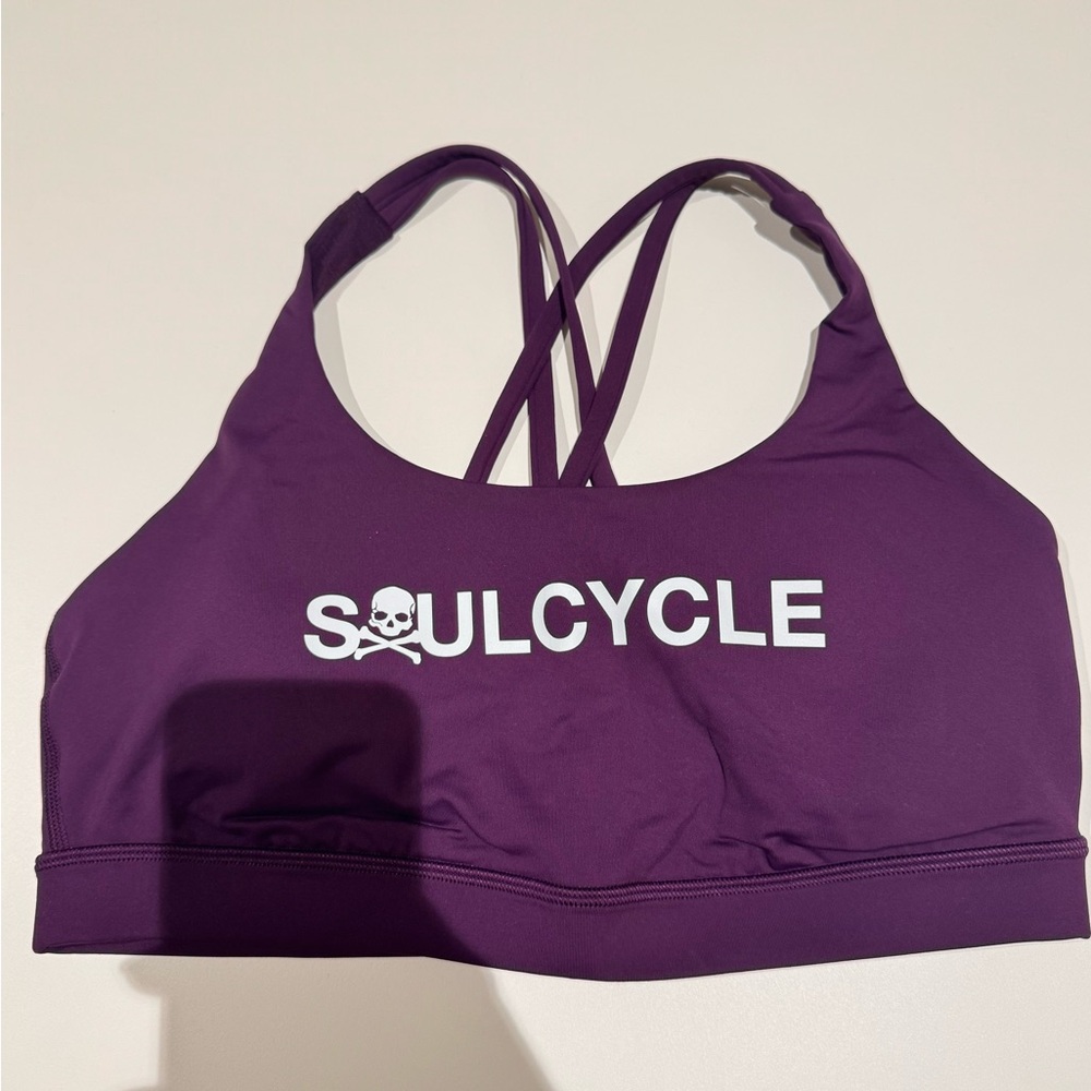 Lululemon x SoulCycle Purple Energy Bra